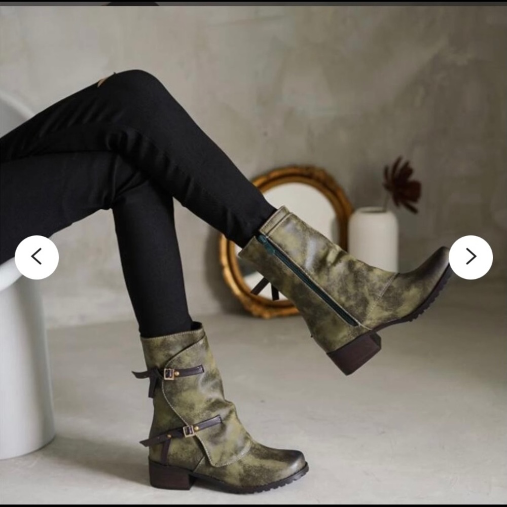 Green Boots size 11 BRAND NEW!